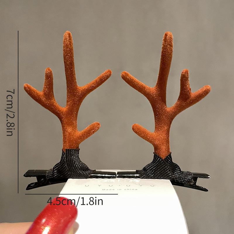 Christmas Hats Christmas Hairpin Decoration Party Headwear Cute Deer Headband Kawaii Hair Accessorie Navidad