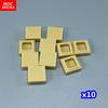 100pcs/lot MOC Bricks Tile 1x1 3070 DIY Room Frame House City Educational Building Blocks Assemble Particles Toy Kids Gift