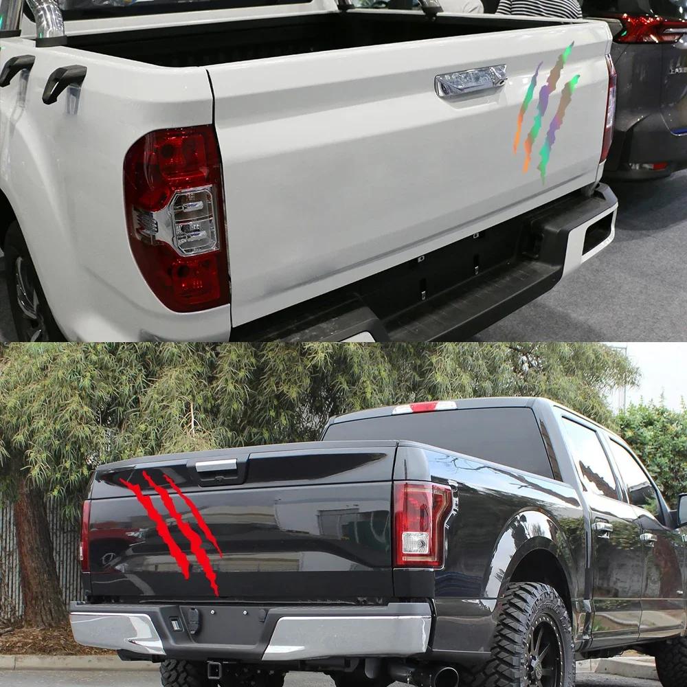 Αυτοκόλλητα Πίσω Κάλυμμα Ουράς Φορτηγού Pickup Διακοσμητικά Αυτοκόλλητα Για Ford F150 Raptor Isuzu Dmax Chevrolet Silverado Αξεσουάρ Αυτοκινήτου