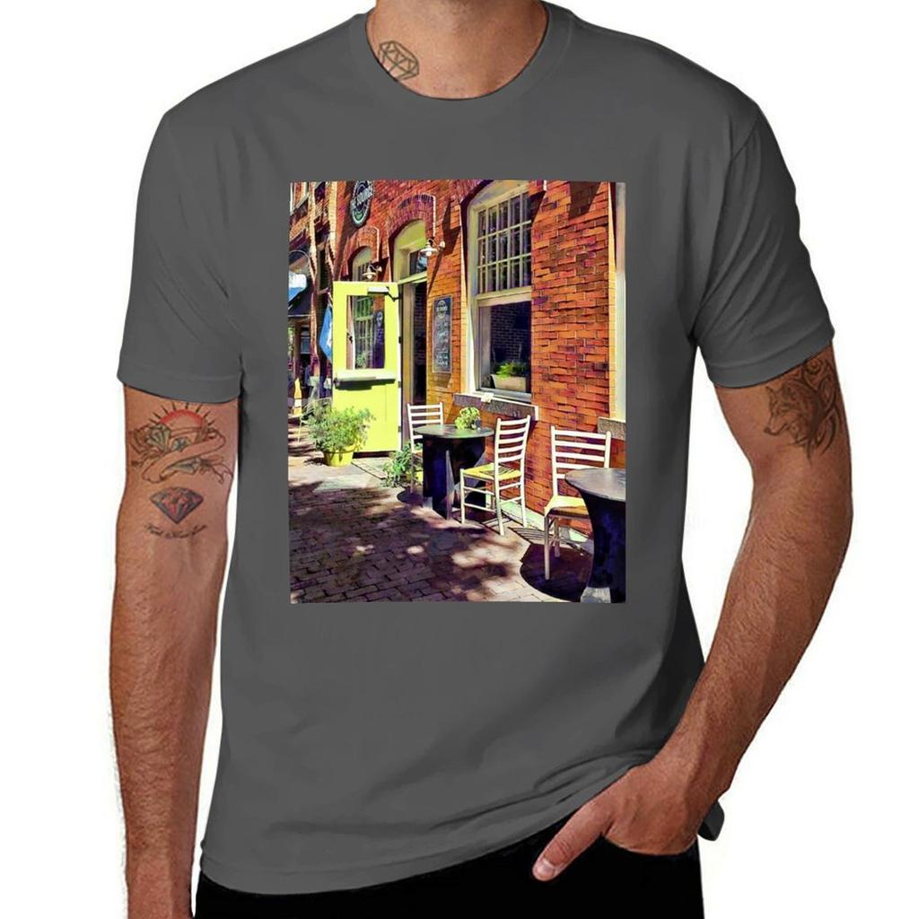 Corning Ny Restaurant With Open Door Tshirt Plus Size Street Style Tee