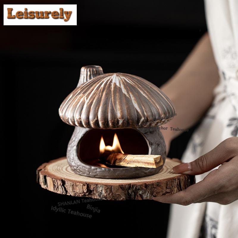 Mushroom House Incense Holder Diffuser Incense Burners Aromatherapy Smell Distributor Censer Home Decoration Accessories Craft