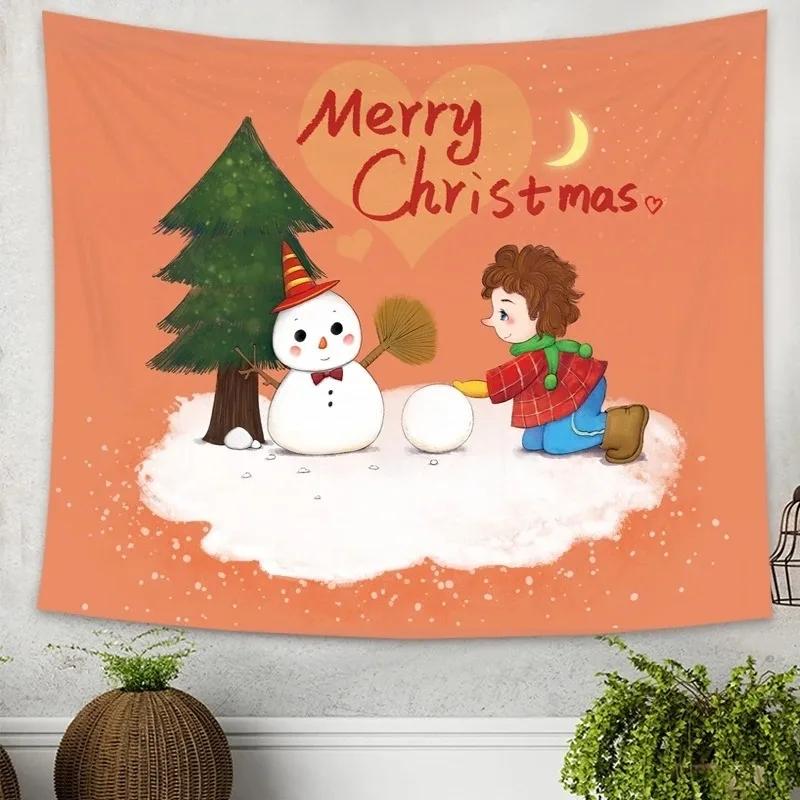 Christmas Tree Simple Pattern Tapestry Living Room Sofa Home Decor Christmas Gift