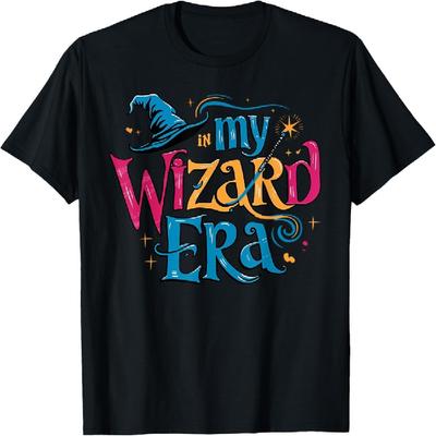In My Wizard Era T-Shirt, Small, Black