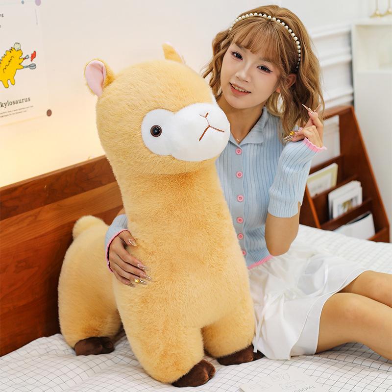 New Product Cute Alpaca Doll Plush Doll Colorful Lamb Doll Grab Machine Girl Children Gift Doll
