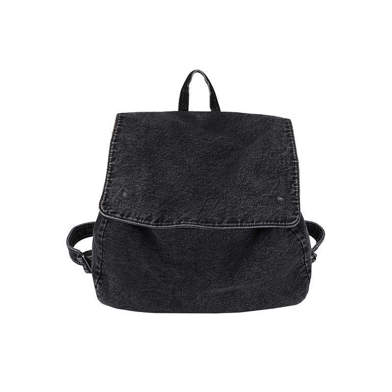 Schoolbag Japanese Denim Pillow Bag Women's 1011 New Casual Ins Niche Street Versatile Shoulder Messenger Bag