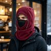 Waterproof Balaclava Hat Solid Color Face Neck Warmer Unisex Face Mask  Winter