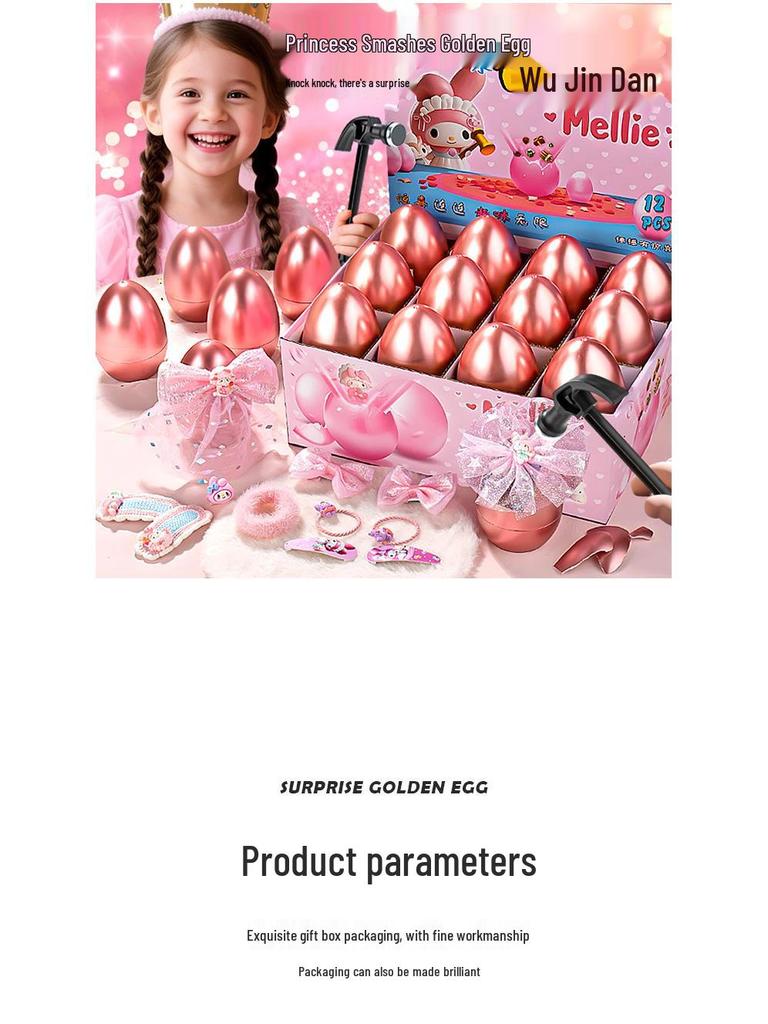 Golden Egg Smash Surprise Game for Kids - Creative Festival Gifts for Boys and Girls