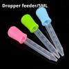 5 stuks 5ml Kleine Silicone Plastic Pipet Druppelaar Voeden Medicijn Vloeistof Oog Oor Pipet Druppelaar Lab Experiment Speelgoed Cadeau