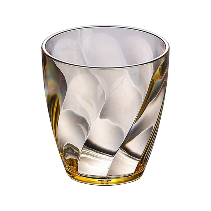 Unbreakable Plastic Drinking Glasses 310ml Shatterproof Water Tumblers Reusable Fruit Juice Beer Champagne Cup for Bar
