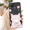 For Infinix Hot 10T 10S NFC 10i X659B X658E X689 X689C Cute Cat Flower Butterfly Cartoon Shockproof Soft Silicone Phone Case