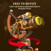 797PCS Steampunk Mechanical Telescope Building Blocks Set, Desktop Ornament, Educational Assembly Toy, Kids Birthday Toy Gift