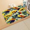 Sunflower Printed Doormat Soft Comfortable Welcome Carpet Home Living Room Bedroom Door Non-slip Doormat Toilet Floor Home Mat