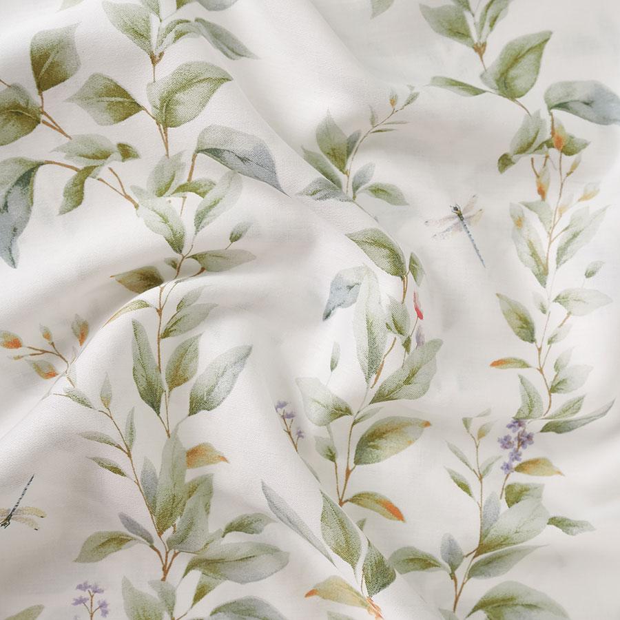 RIMA bedding set 220x200 cm - satin cotton, delicate floral pattern