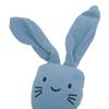 Baby Security Blanket Cartoon Rabbit Soft Skin Friendly Cotton Safe Infants Nursery Bed Blankets for Infants Boy Girl (Navy Blue)