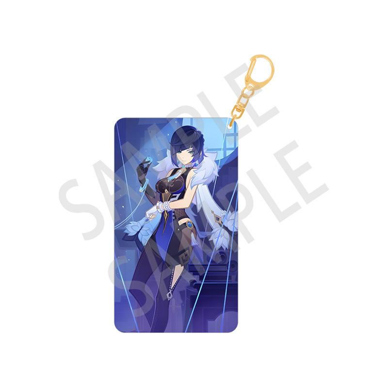 

Anime Game YUAN SHEN Keychain Cartoon Acrylic Figure Alhaitham Yelan Keychains Accessories Cute Bag Pendant Key Ring Fans Gifts