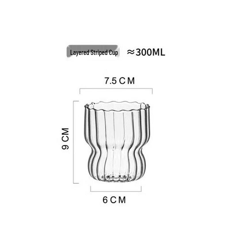 Shengye High Borosilicate Glass Beverage & Dessert Cups (Set of 2)