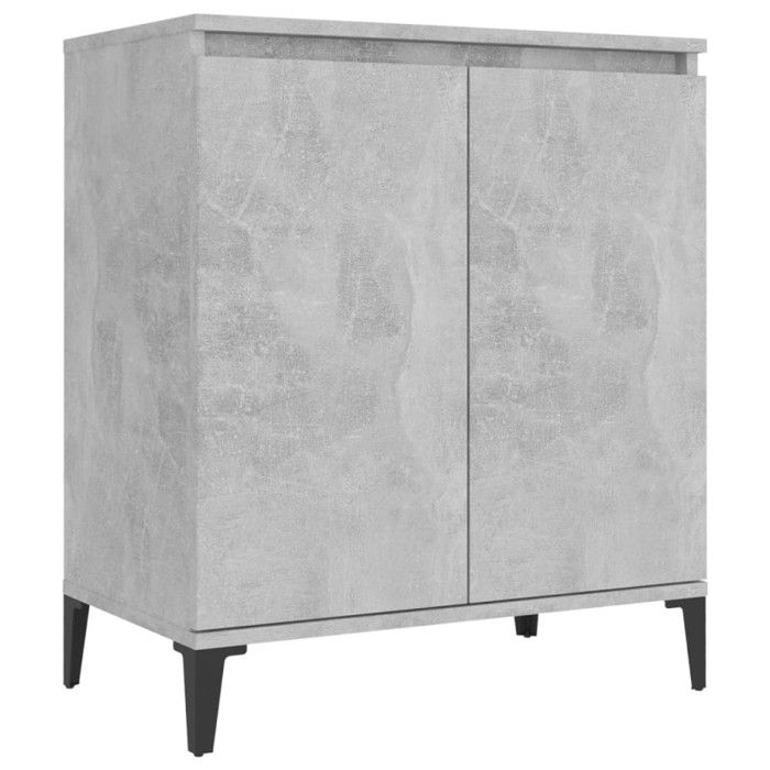 VidaXL Buffet Concrete Grey 60x35x70 Cm Chipboard