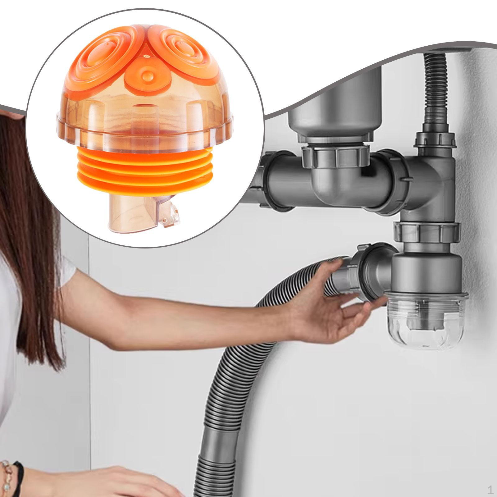 

Сливной трап Заглушка для слива пола Шестиходовой клапан Протечка Портативный Легкая установка Универсальная вставка