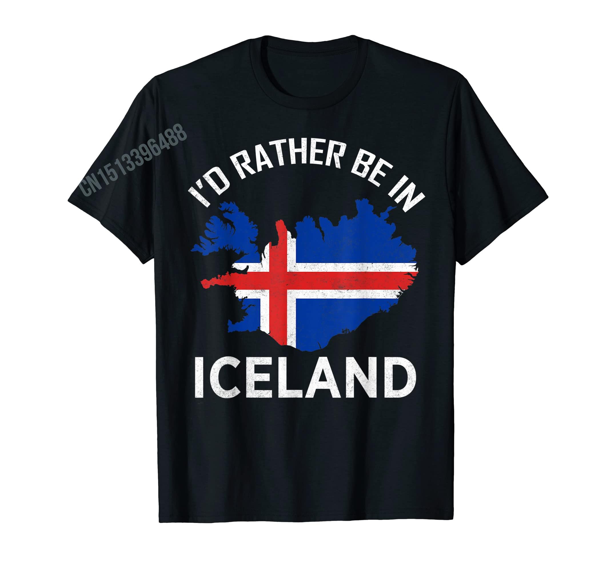 ZX More Design Vintage Reykjavik Iceland ISLAND VIKING Souvenir Gift TShirt Map For Men Women T Shirt Tops Cotton Tees S