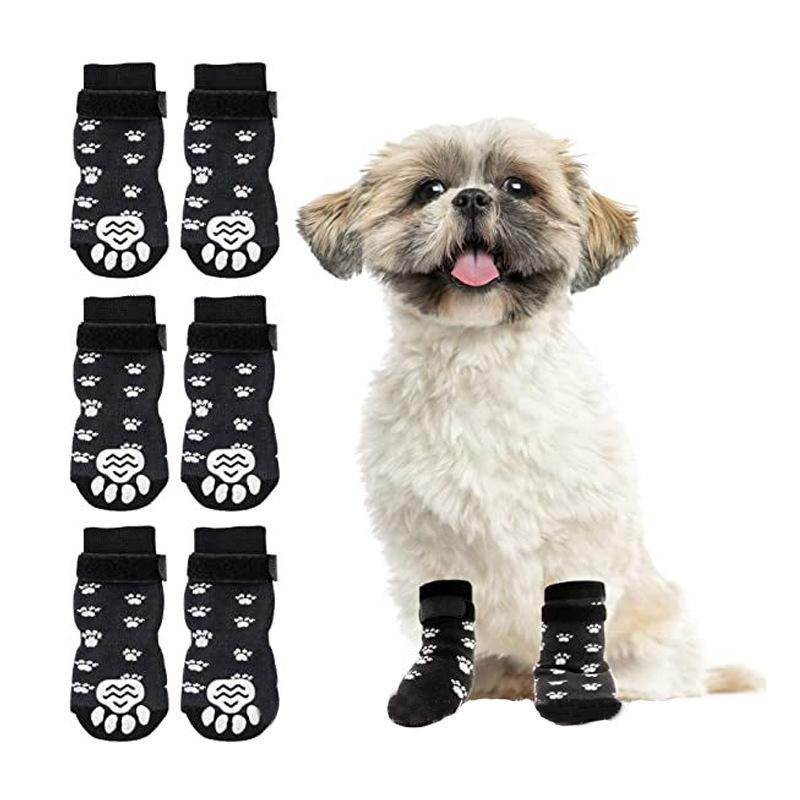 

Pet Dog Shoes And Socks, Outdoor And Indoor Warm, And Non- Dog Shoes And Socks S чёрный