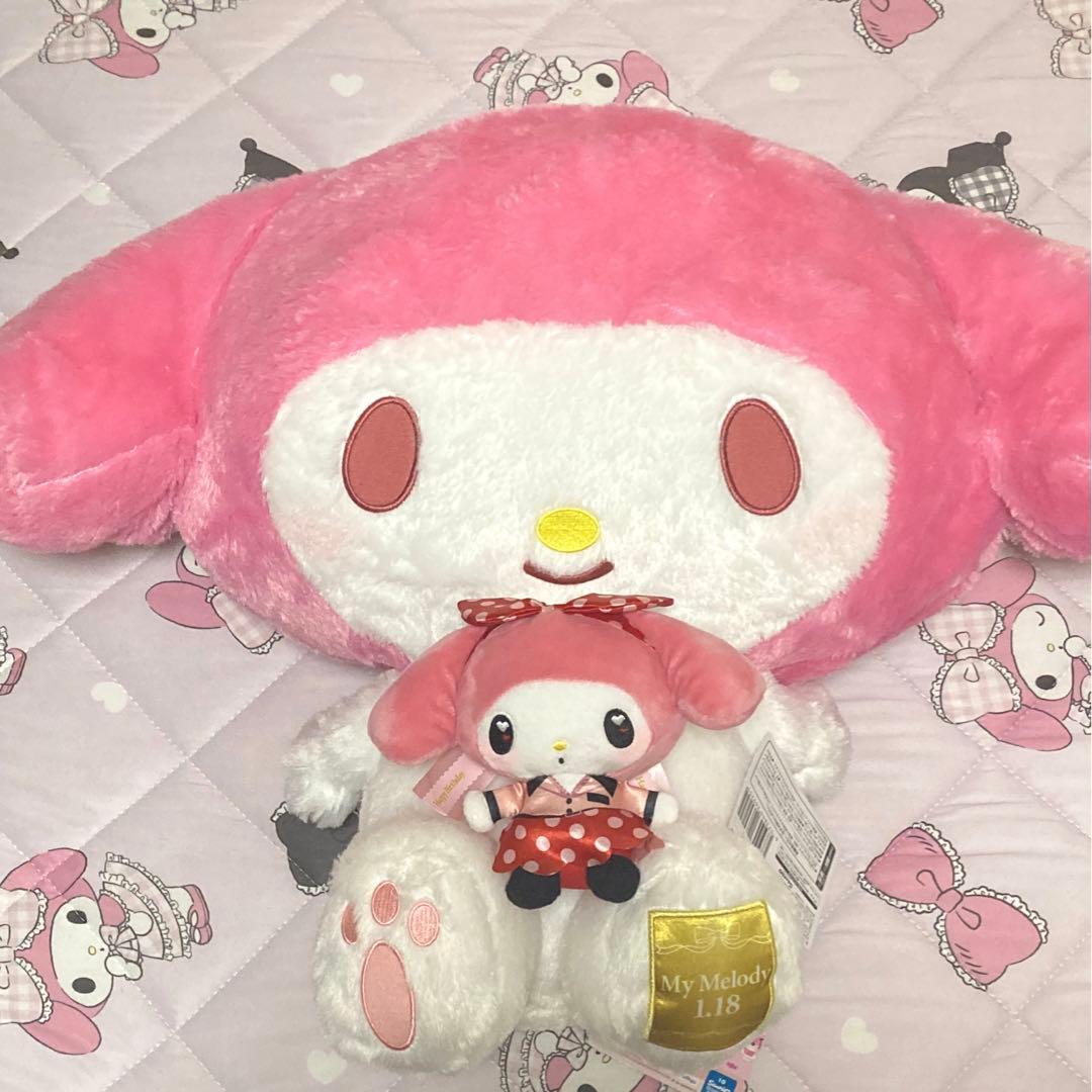 Sanrio My Melody BIG Anniversary Rockabilly Fashion Plush Toy