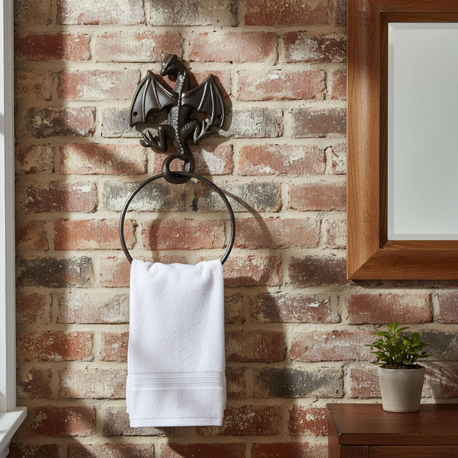 

Bath Towel Wall Moutned, Rack for Toilet Living Room Decor