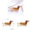 Animal Pet Dog Brooch Zinc Alloy Elegant Jewelry For Men And Women