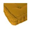 Coussin de sol 40 x 40 cm Horizon uni ocre