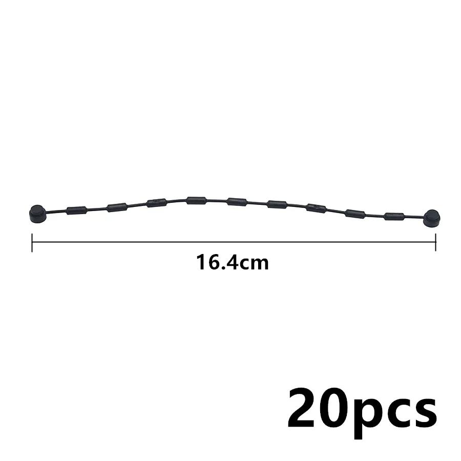 20Pcs MOC High-Tech Chain Links Bricks 63141 String featuring End Studs Construction Blocks Kid Playthings Works With x127c41 x127c11 x127c31