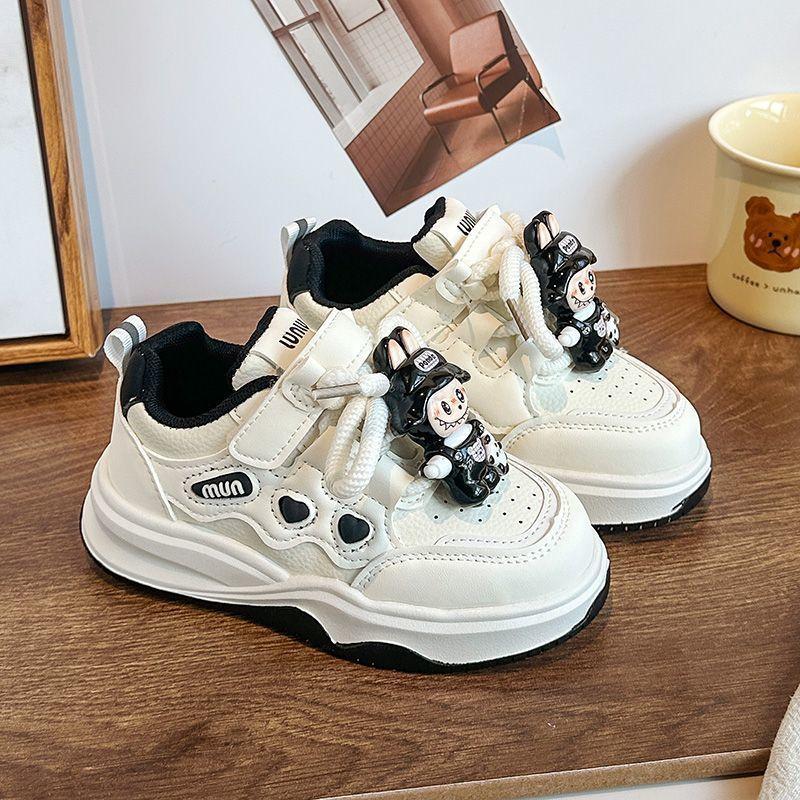 

Спортивная обувь для девочек Labubu Весна и осень Детская повседневная дышащая обувь для скейтборда 27