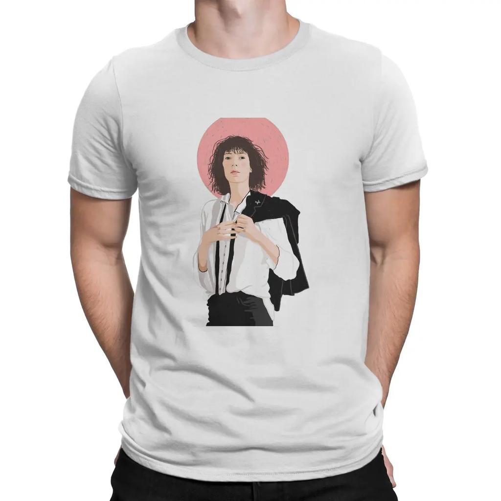 Punk Godmother T Shirt Patti Smith Vintage Tees Short Sleeve Round Neck T-Shirts Cotton Summer Clothes Unisex