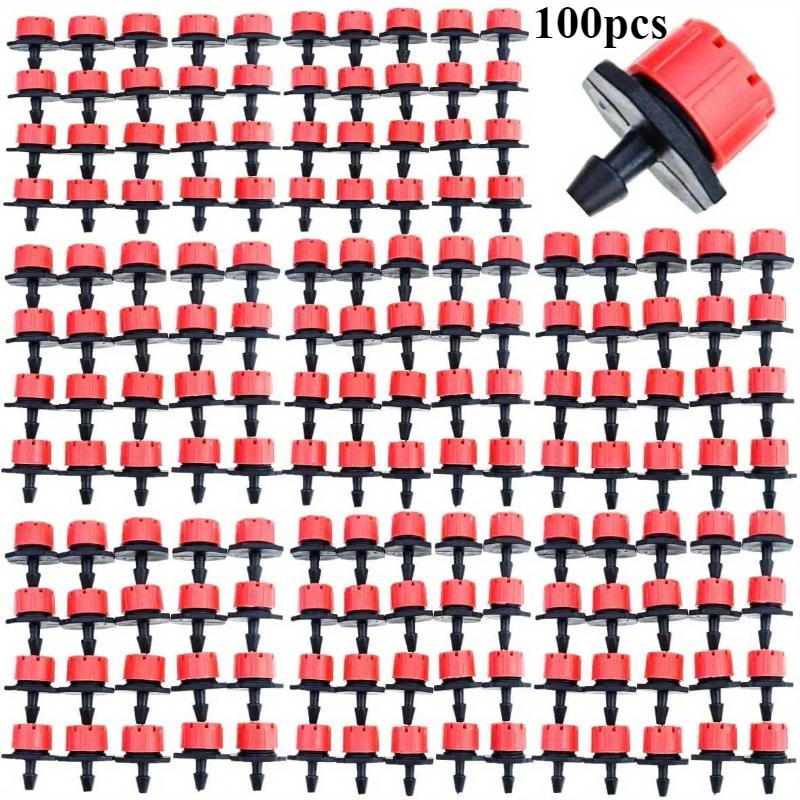 50/100 Pieces adjustable irrigation drip head spray head emitter drip head micro drip irrigation system spray head