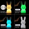 Bunny Lamp Cute Rabbit Lamp Color Changing Silicone Lamp Animal Lamp Rechargeable Night Light Toddler Night Light For Special