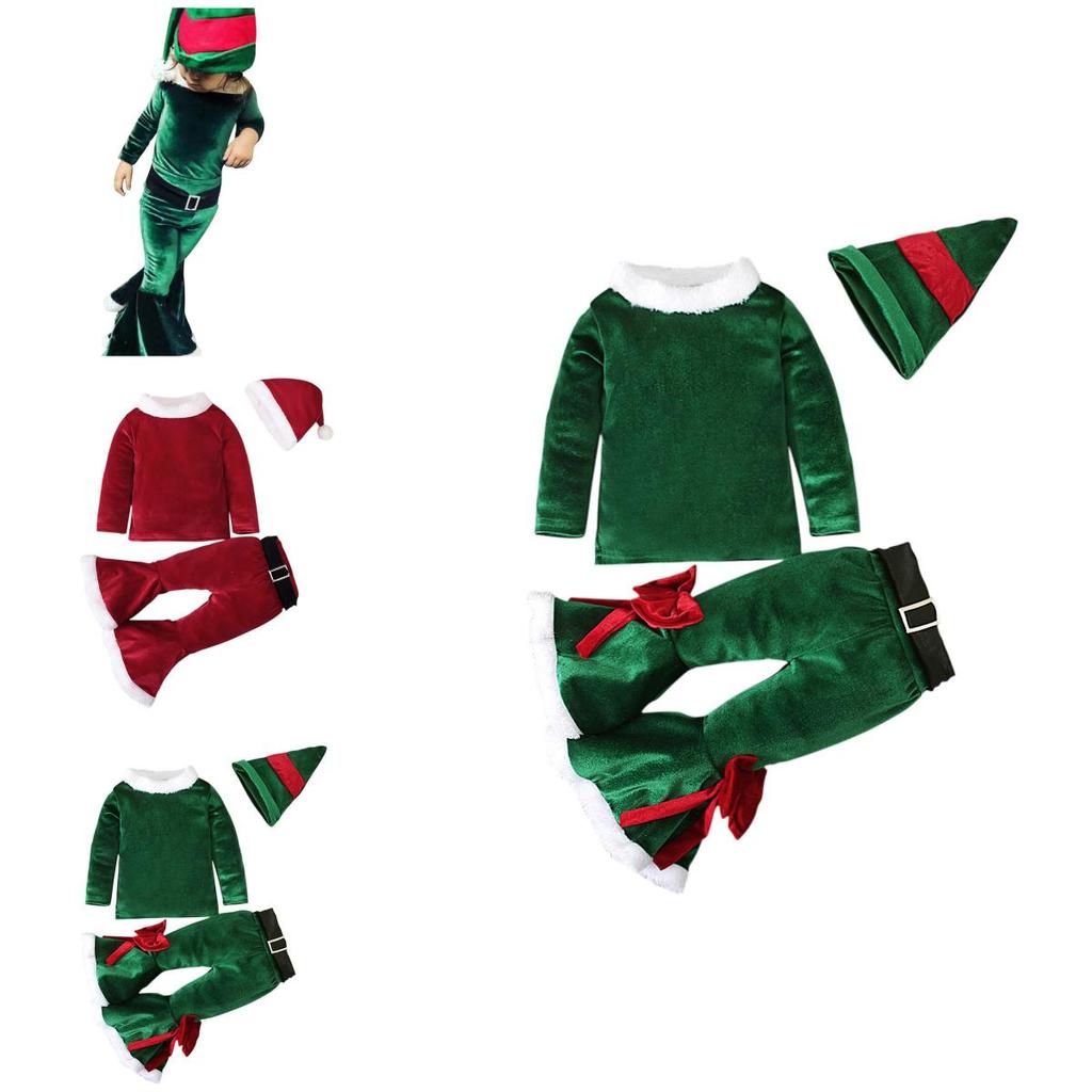 Soft Comfortable Toddler Holiday Party Set For Little Girls