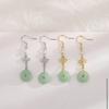 Chinese Knot Retro Pearl Ear Hooks Hanfu National Tide Highgrade Pearl Ear Drops Tassel Pendants Ear