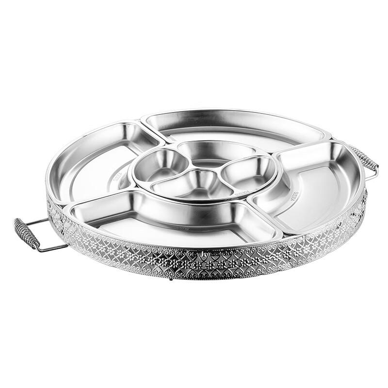 Fünf-Fächer-Festmahl-Plattensystem aus 304 Edelstahl