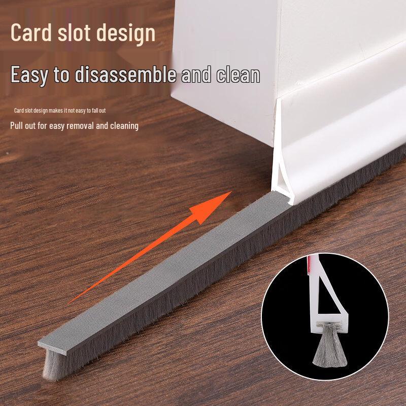 Door Bottom Draft Stopper Seal Strip (90cm, 2-Pack)