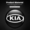 BBEB3 8pcs Car Logo Key Auto Door Lock Eye Stickers Auto Accessories For KIA Spectra Sedona Cadenza Proceed Sephia Stonic Carens