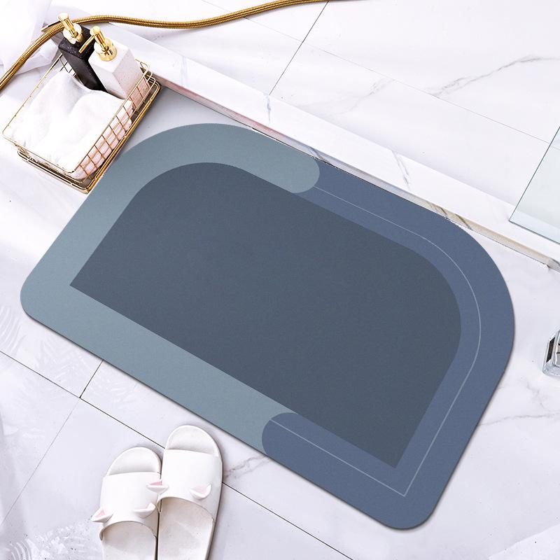 

Коврик для пола из диатомовой грязи, коврик для двери в туалет, впитывающий воду, нескользящий, мягкий, диатомовая грязь 40X60cm 15.7X23.6in