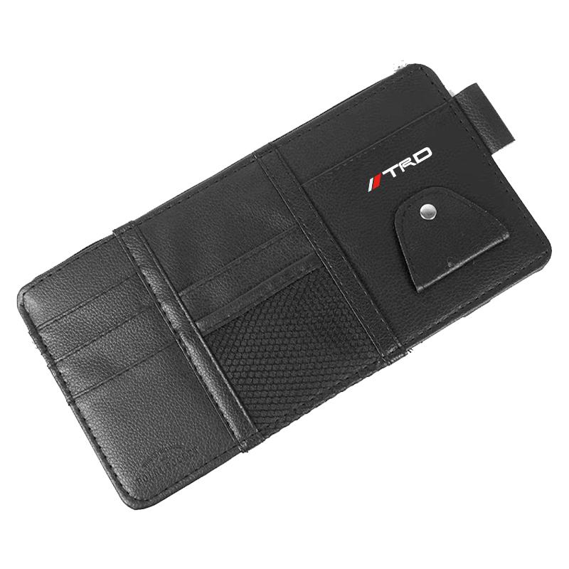 Car Sun Visor Point Type Multi-function Storage Bag Car Accessories for Toyota TRD GR Chr Corolla Camry Rav4 Yaris Hilux Prius Fortuner