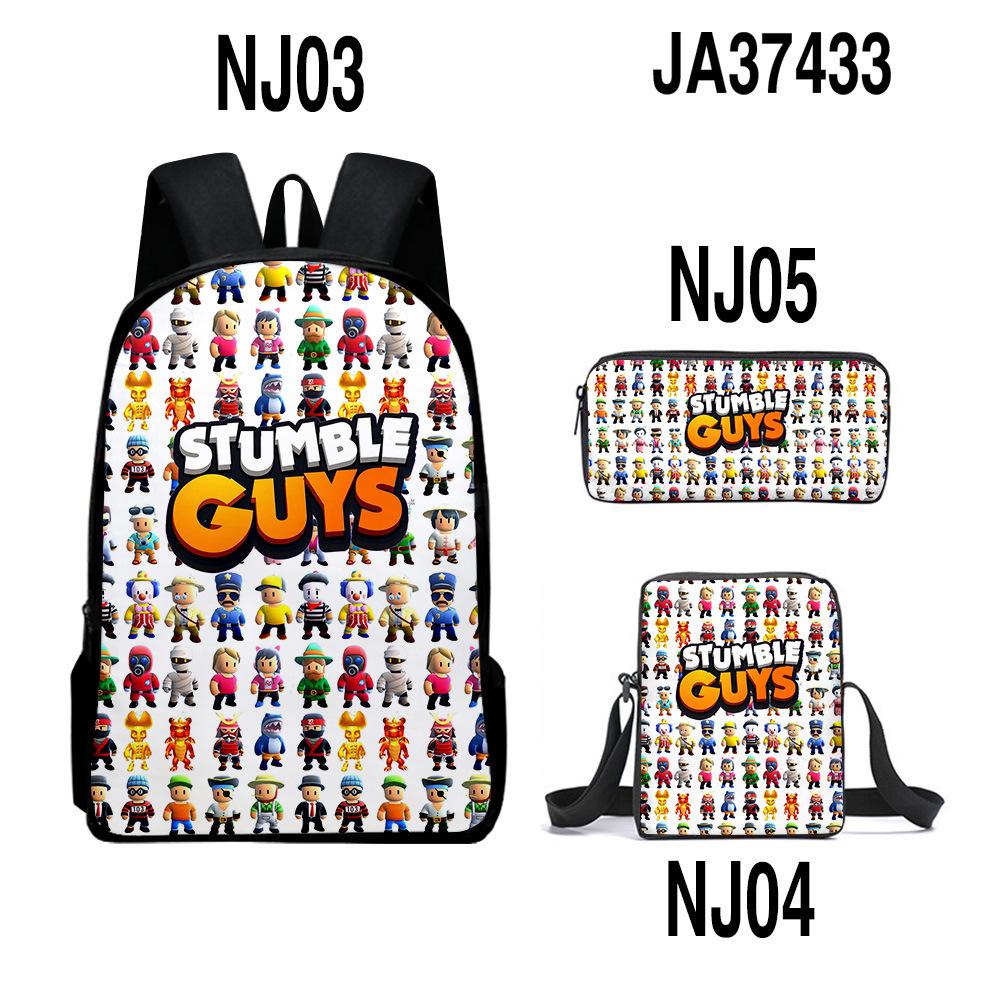 

Collision party schoolbag European and American hot-selling animation schoolbag student schoolbag children s backpack anti-splashing water pencil case