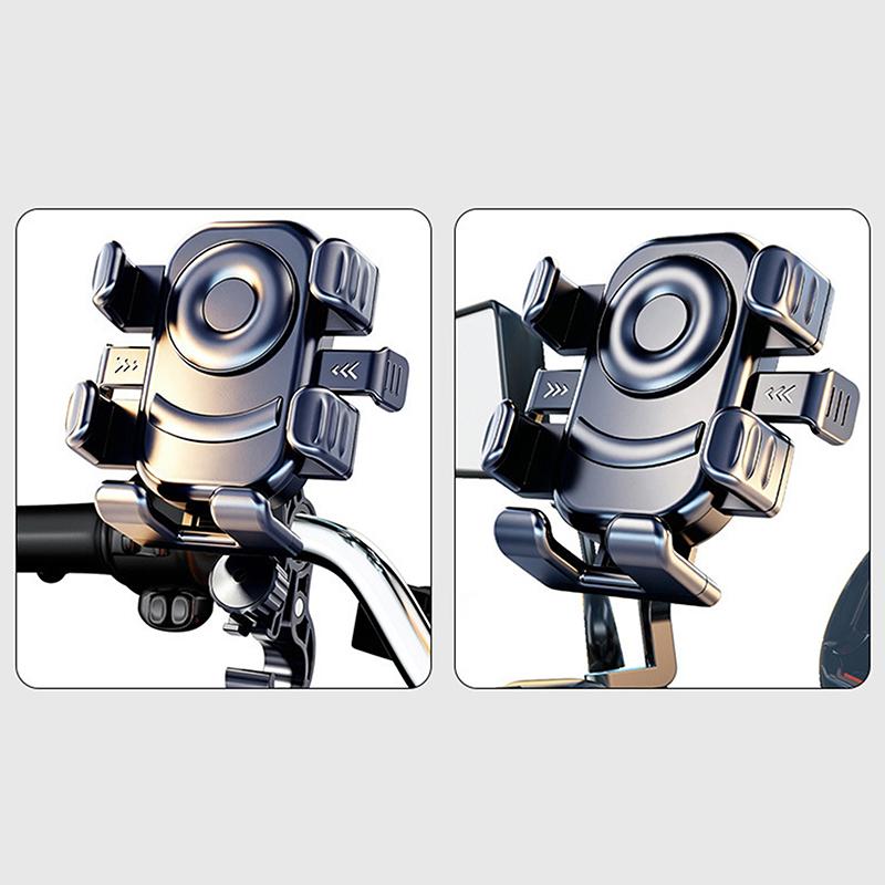 Bike Mobile Phone Holder 360° Rotatable Bicycle Phone Holder Non-Slip Road Bike Motorcycle Handlebar Mount Stand Bracket