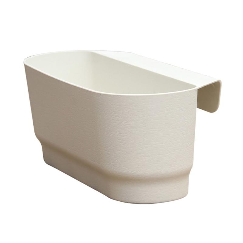 

Цветочный горшок настенный цветочный горшок корзина для балконного ограждения X3UC S белый