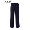 PORTS Women's Autumn Straight Wide-Leg Casual Pants