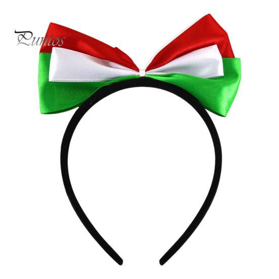 

Футбольный обруч для волос с надписью «Christmas Cheers» Декоративная детская повязка на голову с бантом Декор Футбольная тематика Цветная повязка на голову с флагом страны D