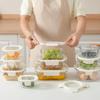 Lock & Lock 2-Piece Heat-Resistant Glass Lunch Box Set: Microwave and Refrigerator Safe, Sealed for Freshness. Gift-Ready.