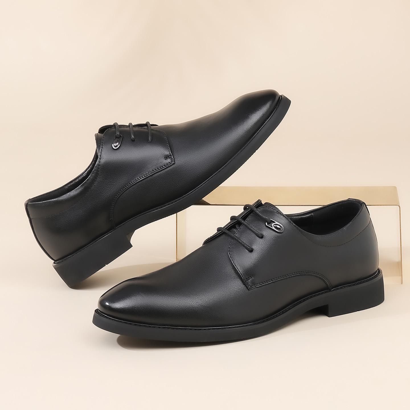 

Мужские туфли дерби из натуральной кожи больших размеров на осень 2025 года 43