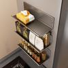 Wandmontiertes magnetisches Lagerregal Platzsparend Haushaltsorganisator Gewürzregal für Gewürze Büro