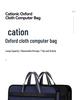 Oxford Cloth Business Briefcase: Large Zippered File & Computer Storage Bag