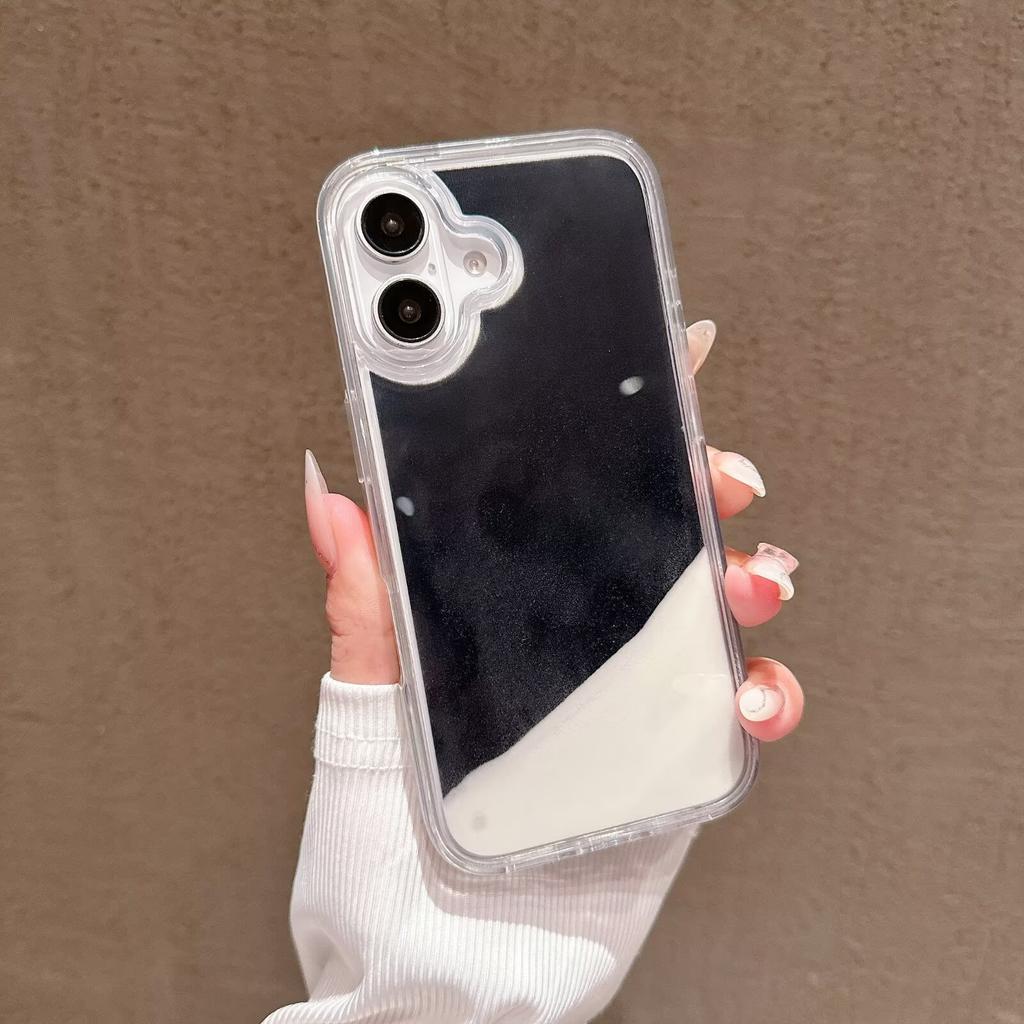 Apple 17 mobile phone case for 17PROMAX luminous mobile phone case Quicksand liquid foreign trade explosion 16PRO gradual change